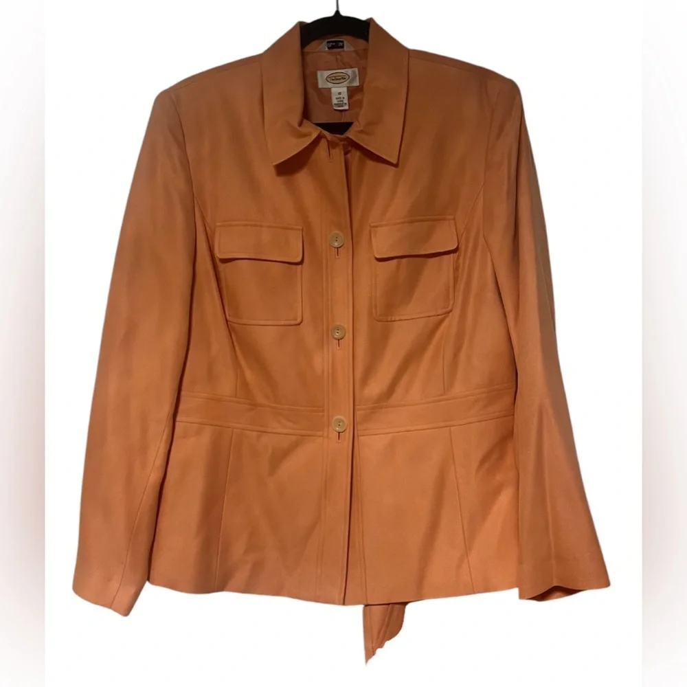 Talbots Vibrant Orange Pantsuit - Picture 11 of 13